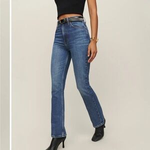 Reformation Indigo Boot Cut Jeans